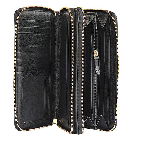 michael kors adel cellphone wallet|Michael Kors double zip wallet.